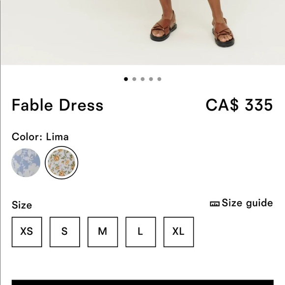 Reformation Floral Cream Midi Dress - Picture 6 of 14